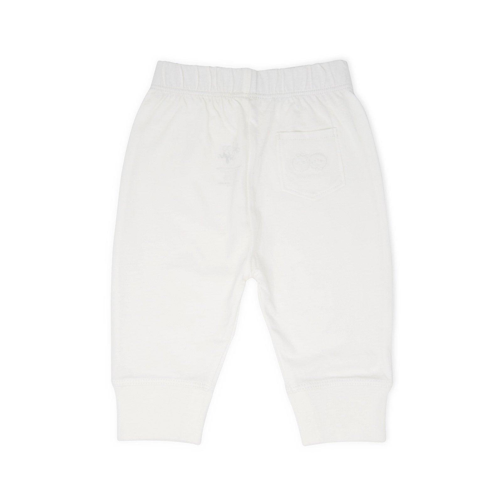 Organic Pant Basic - White - Back