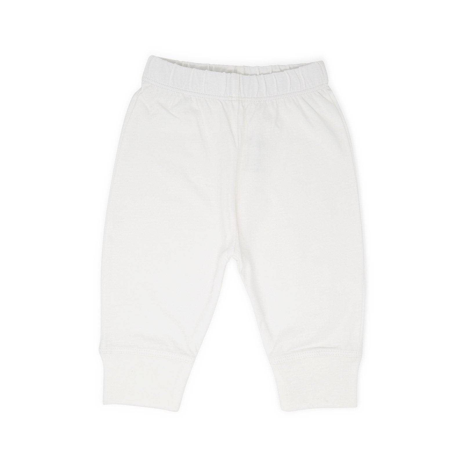 Organic Pant Basic - White - Front